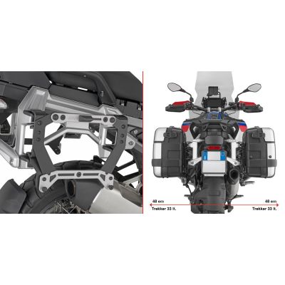 Adattatore GIVI PL5146 Valigie Monokey su Telai Originali BMW R1300GS Adv