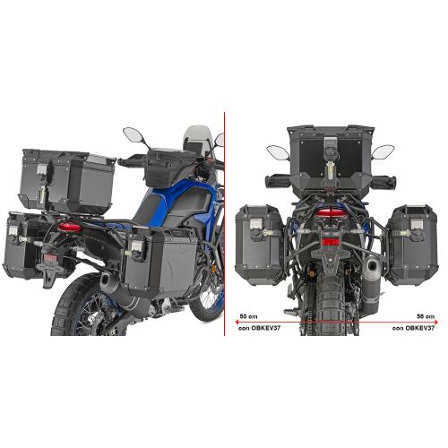 GIVI Portavaligie laterale per valigie MONOKEY Trekker Outback - Canyon YAMAHA TENERE 700 25/26 - WORLD RAID 26 - RALLY 25/26