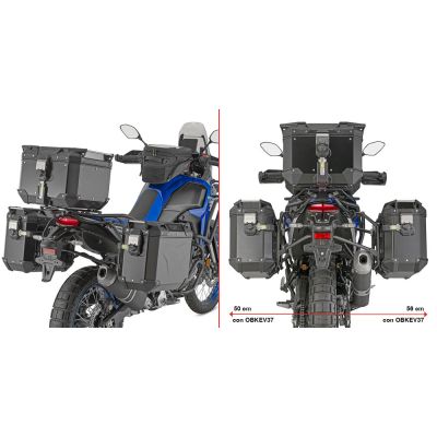 GIVI Portavaligie laterale per valigie MONOKEY Trekker Outback - Canyon YAMAHA TENERE 700 25/26 - WORLD RAID 26 - RALLY 25/26