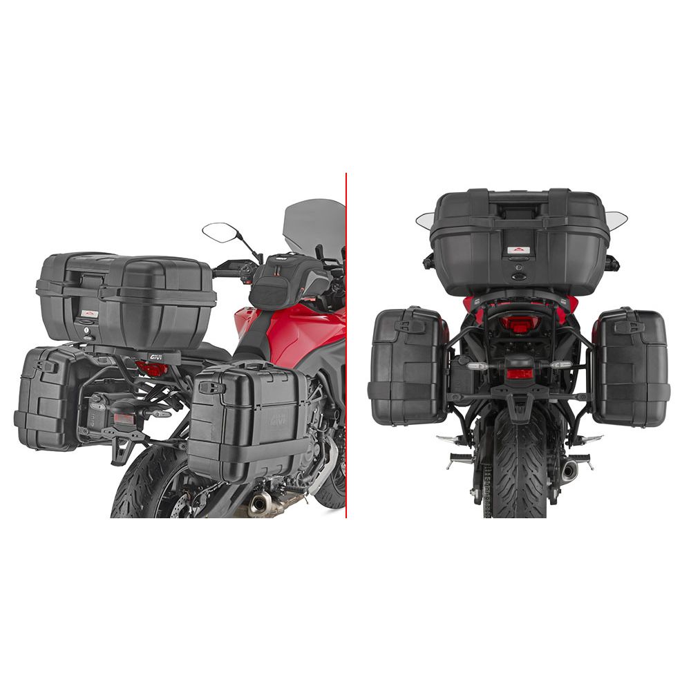 GIVI PLO2177MK Portavaligie laterale PL ONE-FIT per valigie borse MONOKEY per YAMAHA TRACER 7 2025 / 2026
