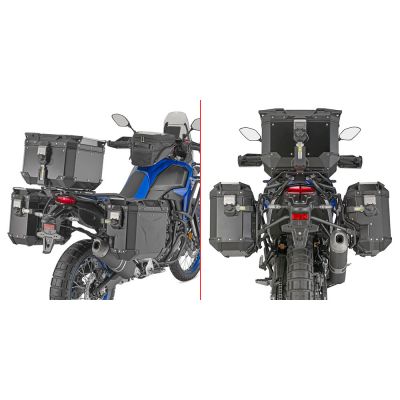 GIVI Portavaligie laterale per valigie MONOKEY con lato destro scantonato YAMAHA TENERE 700 25/26 WORLD RAID 2026 RALLY 25/26