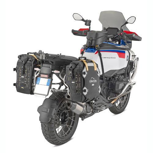 GIVI GRT727 CANYON Borsa laterale 25 litri scantonata waterproof con sistema di fissaggio MONOKEY CAM-SIDE