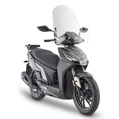 GIVI Parabrezza trasparente 66 x 64 cm per KYMCO AGILITY R16+ 50 / 125 / 150 / 200 2014 / 2026 - AGILITY S 125 2022 / 2026