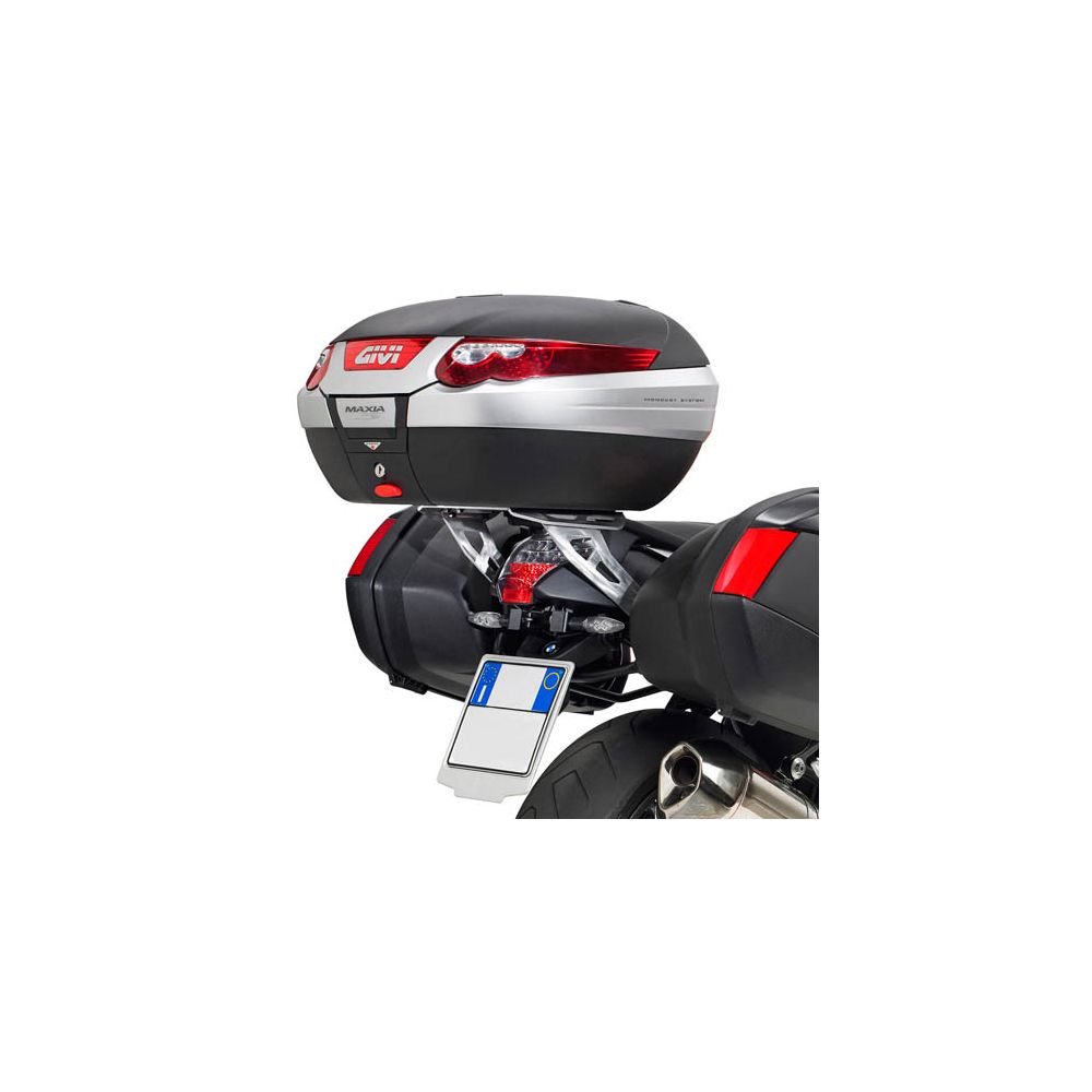 GIVI Attacco posteriore in alluminio specifico per bauletto MONOKEY per BMW K 1200 R 2005 / 2008 - K 1300 R 2009 / 2016