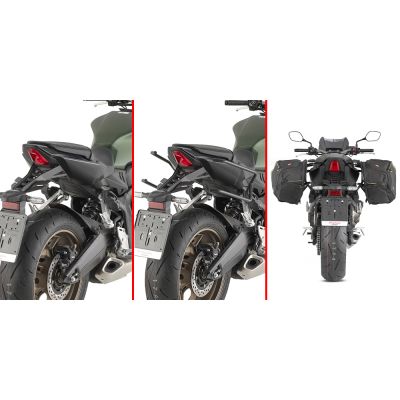 GIVI TR1208 Telaietti REMOVE-X sgancio rapido per borse soffici laterali per HONDA CB 650 R 2021 / 2026 - CBR 650 R 2021 / 2023