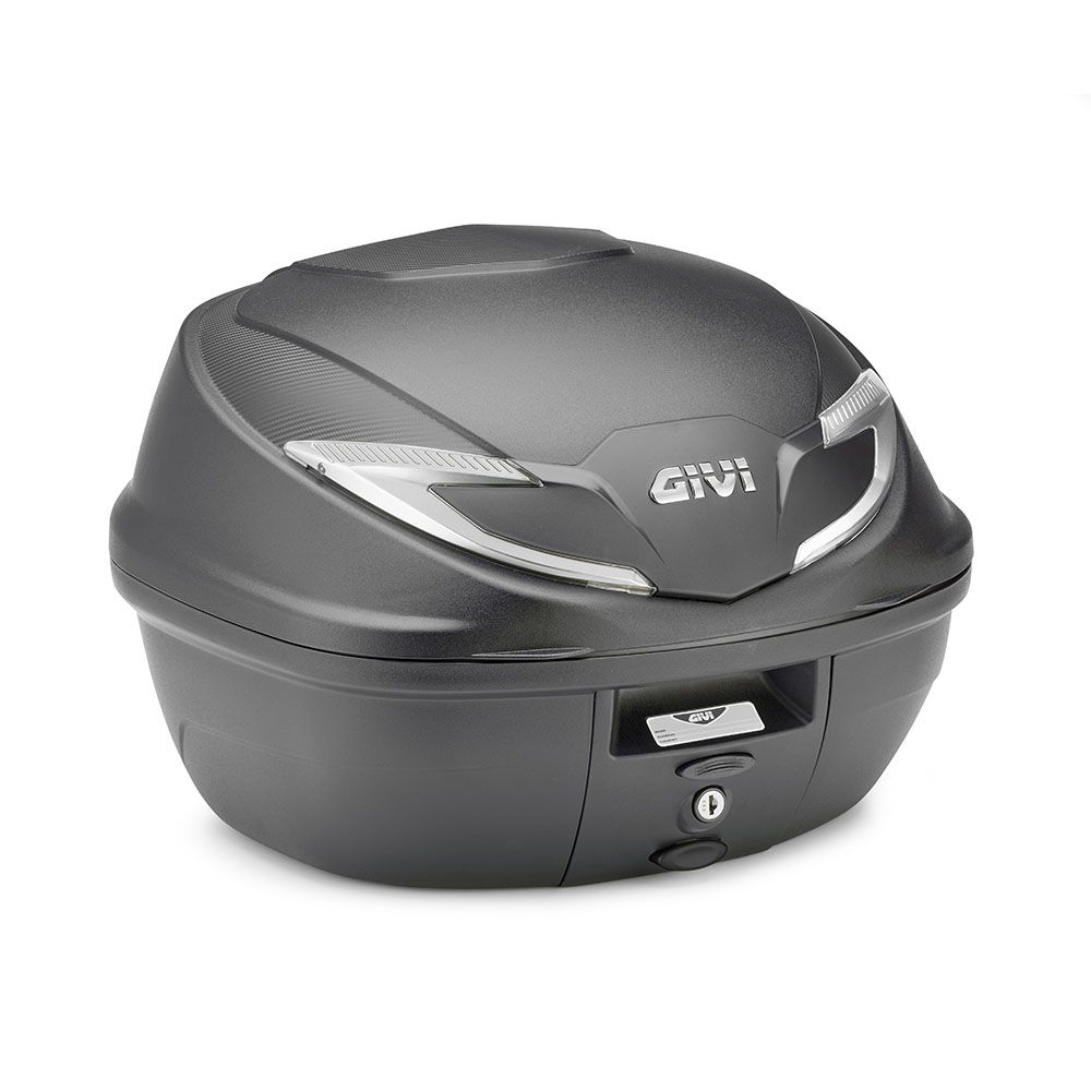 Bauletto GIVI B39NT Riviera Tech Monolock Nero Catadiottri Argento 39 Litri