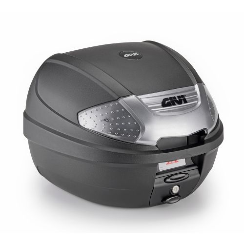 Bauletto GIVI E300NT2B Tech Monolock Nero Catadiottri Argento 30 Litri