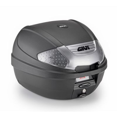 Bauletto GIVI E300NT2B Tech Monolock Nero Catadiottri Argento 30 Litri
