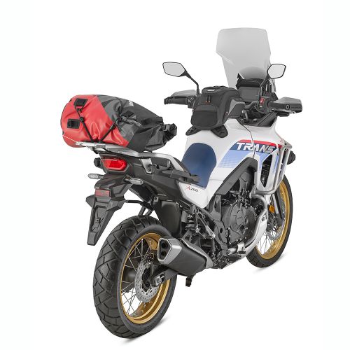 GIVI EA114GRB Borsa cargo rullo da sella o portapacchi impermeabile 30 litri con grafica di colore grigio e rosso