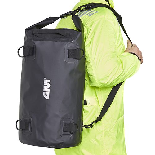 GIVI EA114BK Borsa rullo impermeabile da sella o portapacchi 30 litri colore nero