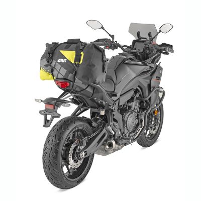GIVI EA115GYB Borsa cargo da sella impermeabile 40 litri con grafica di colore grigio e giallo