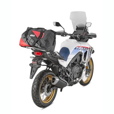 GIVI EA115GRB Borsa cargo da sella impermeabile 40 litri con grafica di colore grigio e rosso