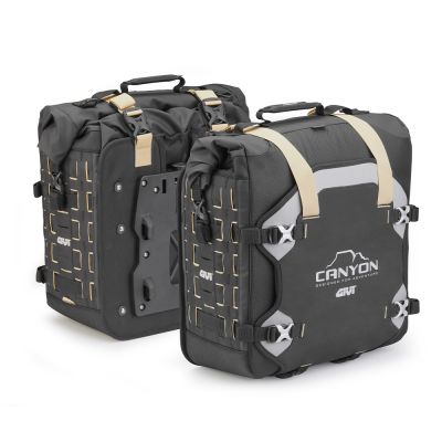 GIVI GRT709B CANYON Coppia di borse laterali waterproof con sistema di fissaggio Unifit 35+35 litri