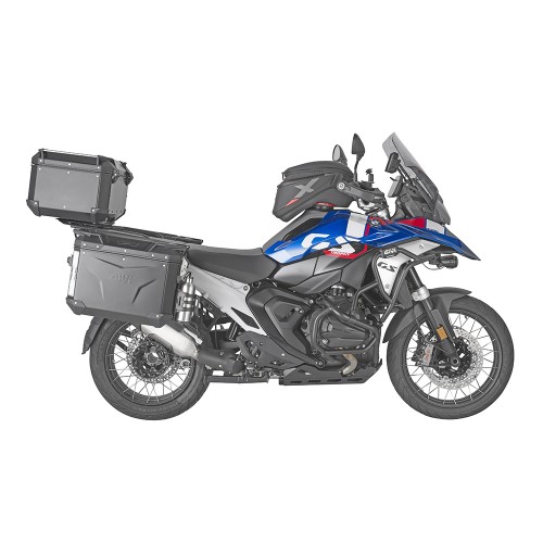 GIVI OBKEV48B TREKKER OUTBACK EVO SMART 48 BLACK LINE Valigia laterale destra in alluminio verniciato nero 48 litri