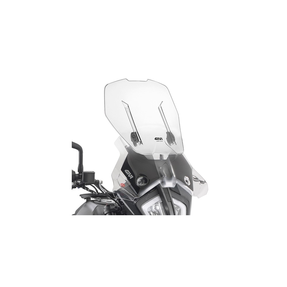 GIVI Cupolino scorrevole AIRFLOW trasparente per KTM ADVENTURE 390 2020/24 - ADVENTURE 790 / R 2019/20 - ADVENTURE 890 2021/22
