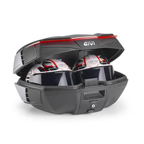 Bauletto Monokey GIVI V49N AIR 49 Litri Catadiottri Rossi