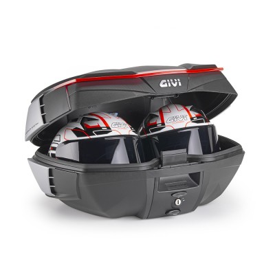 Bauletto Monokey GIVI V49N AIR 49 Litri Catadiottri Rossi