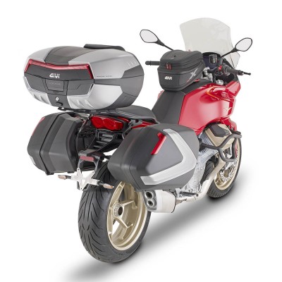 Bauletto Monokey GIVI V58N2 Maxia 5 58 Litri Catadiottri Rossi