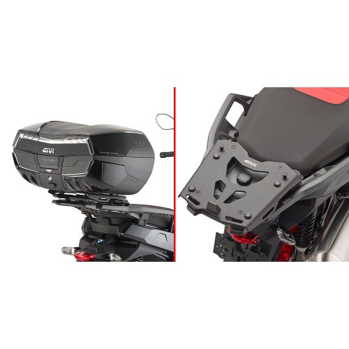 Attacco Alluminio Nero GIVI SRA5143 per BMW GS 1300, R, RS e C 400
