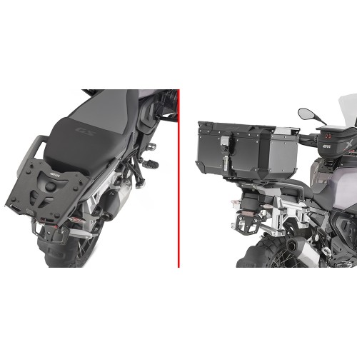 Attacco Alluminio Nero GIVI SRA5143 per BMW GS 1300, R, RS e C 400