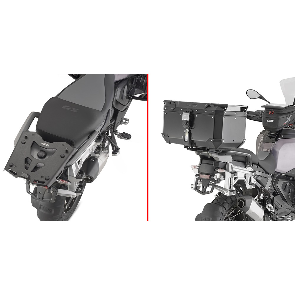 Attacco Alluminio Nero GIVI SRA5143 per BMW GS 1300, R, RS e C 400
