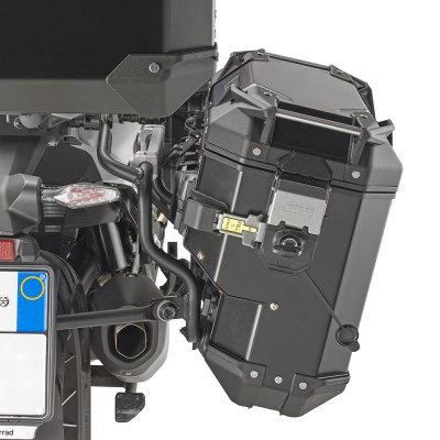 Valigia Destra Scantonata Givi Trekker Outback Evo Smart Black Line 33 litri