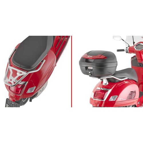 Attacco Cromato GIVI SR5620CR Monolock per Vespa GTS 125 300 310