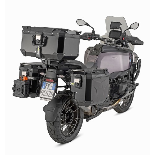Valigia Sinistra Givi Trekker Outback Evo Smart Black Line 44 litri