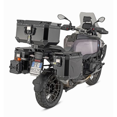 Valigia Sinistra Givi Trekker Outback Evo Smart Black Line 44 litri