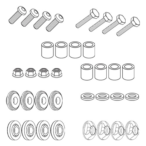 Kit Parabrezza GIVI 311A e Attacchi A311A per Honda SH 125i 150i 05-08