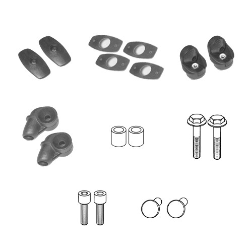 Kit Parabrezza GIVI 147A e Attacchi A147A per BMW R 1200 R 06-10