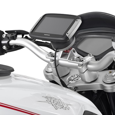 Supporto GIVI STTR40SM in Alluminio per Navigatore TomTom Rider