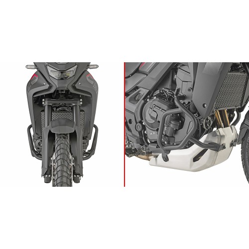 Paramotore GIVI TN1222 Basso Nero per Honda Transalp E-Clutch 2026