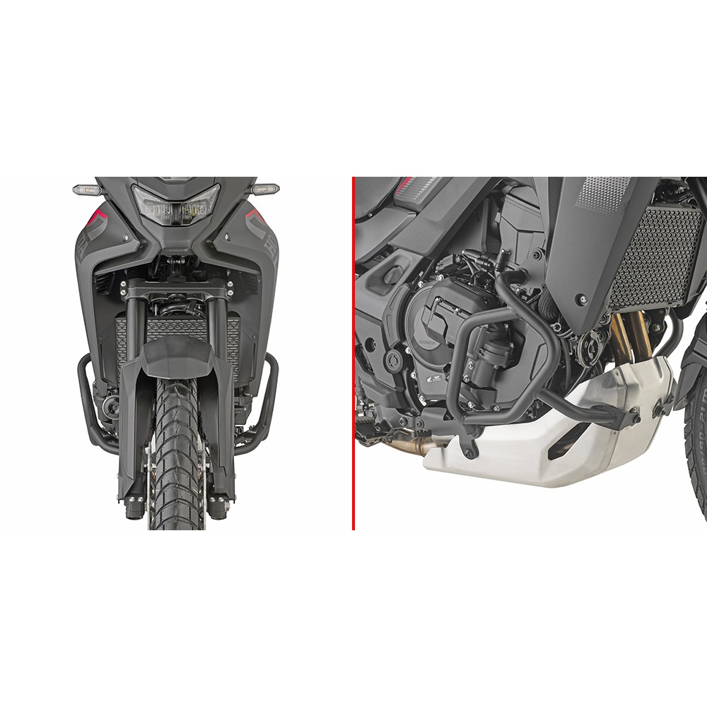 Paramotore GIVI TN1222 Basso Nero per Honda Transalp E-Clutch 2026