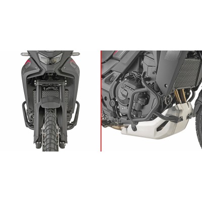 Paramotore GIVI TN1222 Basso Nero per Honda Transalp E-Clutch 2026