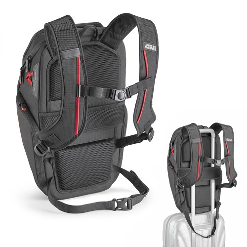 Zaino GIVI EASY13 Easy-T con Tasca Termoformata e Porta Casco 18L