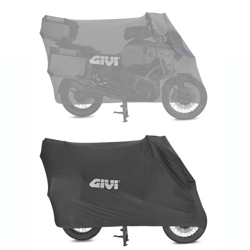 Telo Coprimoto Indoor GIVI S204 Tessuto Elastico per Interni Nero