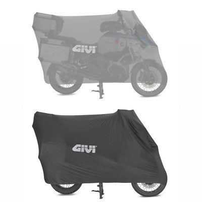 Telo Coprimoto Indoor GIVI S204 Tessuto Elastico per Interni Nero
