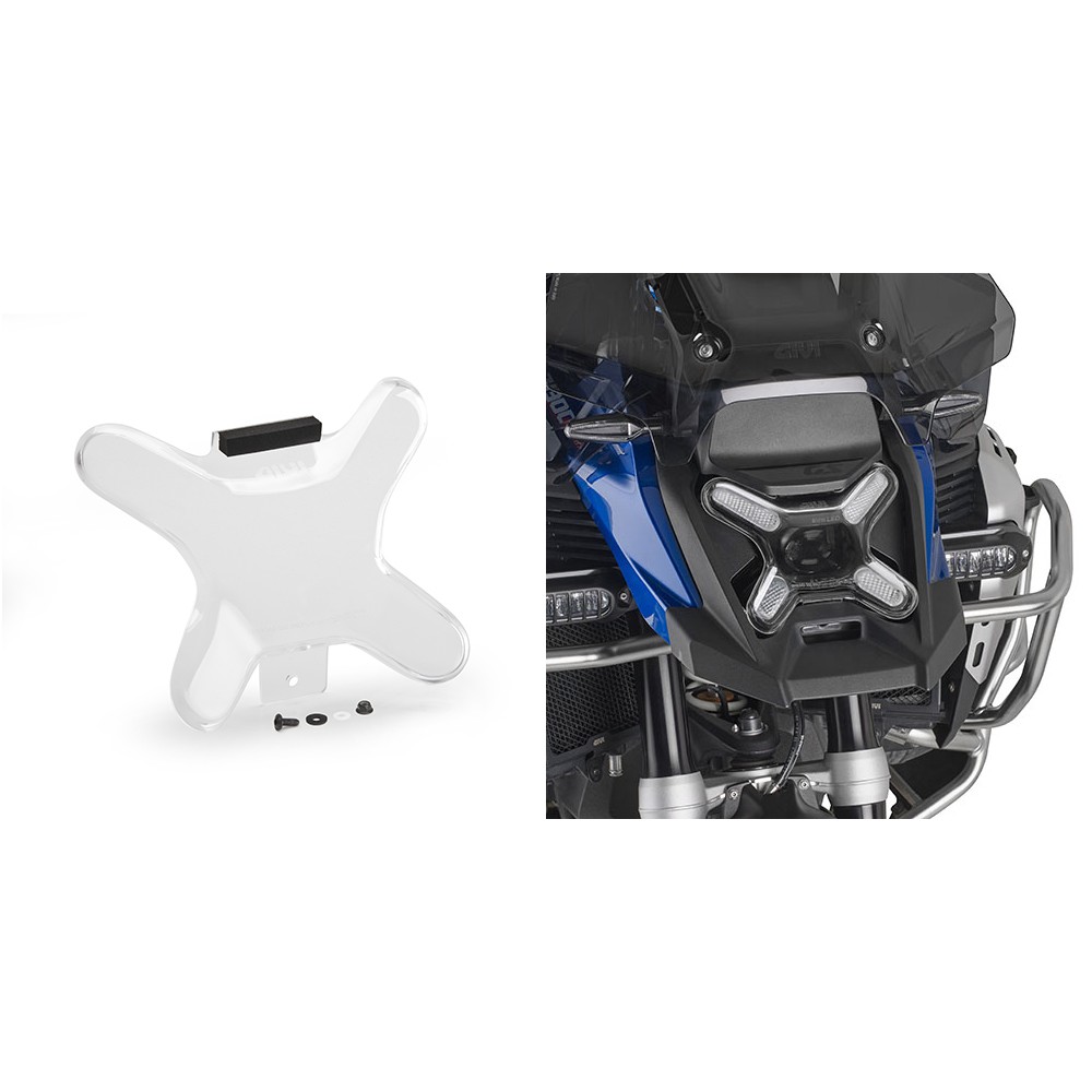 Protezione Faro GIVI HLP5146ST Trasparente per BMW R 1300 GS - Adv