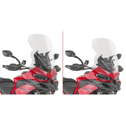 Parabrezza GIVI D7416ST Trasparente Alto per Ducati Multistrada V2