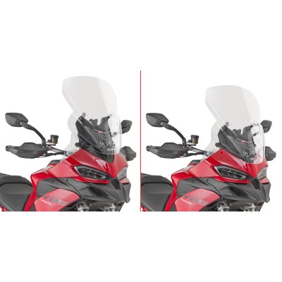 Parabrezza GIVI D7416ST Trasparente Alto per Ducati Multistrada V2