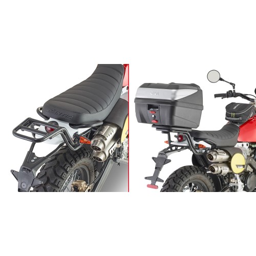 Attacco Posteriore GIVI SR9150 Nero Lucido per Fantic Caballero Scrambler