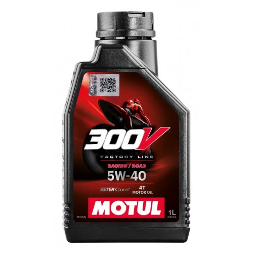 Olio Motore MOTUL 300V Road Racing 4T 5W-40 Sintetico Competizione 1L