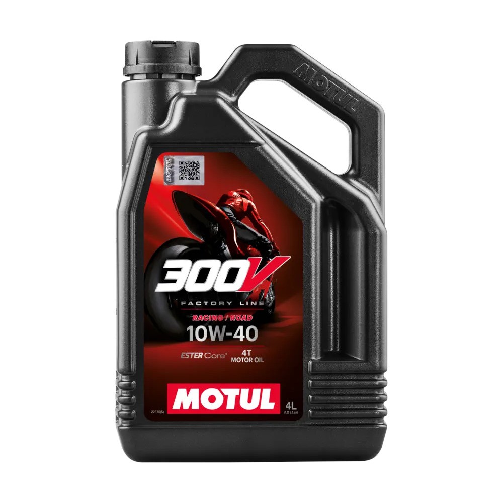 Olio Motore MOTUL 300V Road Racing 4T 10W-40 Sintetico Competizione 4L