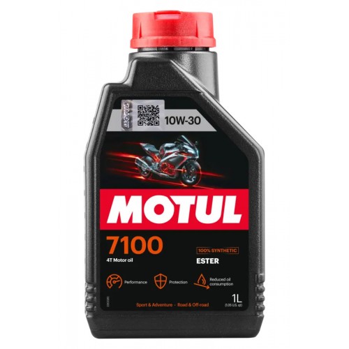 Olio Motore MOTUL 7100 4T 10W-30 100% Sintetico Estere 1L