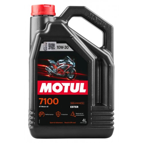 Olio Motore MOTUL 7100 4T 10W-30 100% Sintetico Estere 4L