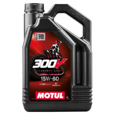 Olio Motore MOTUL 300V Off Road 4T 15W-60 Sintetico Competizione 4L