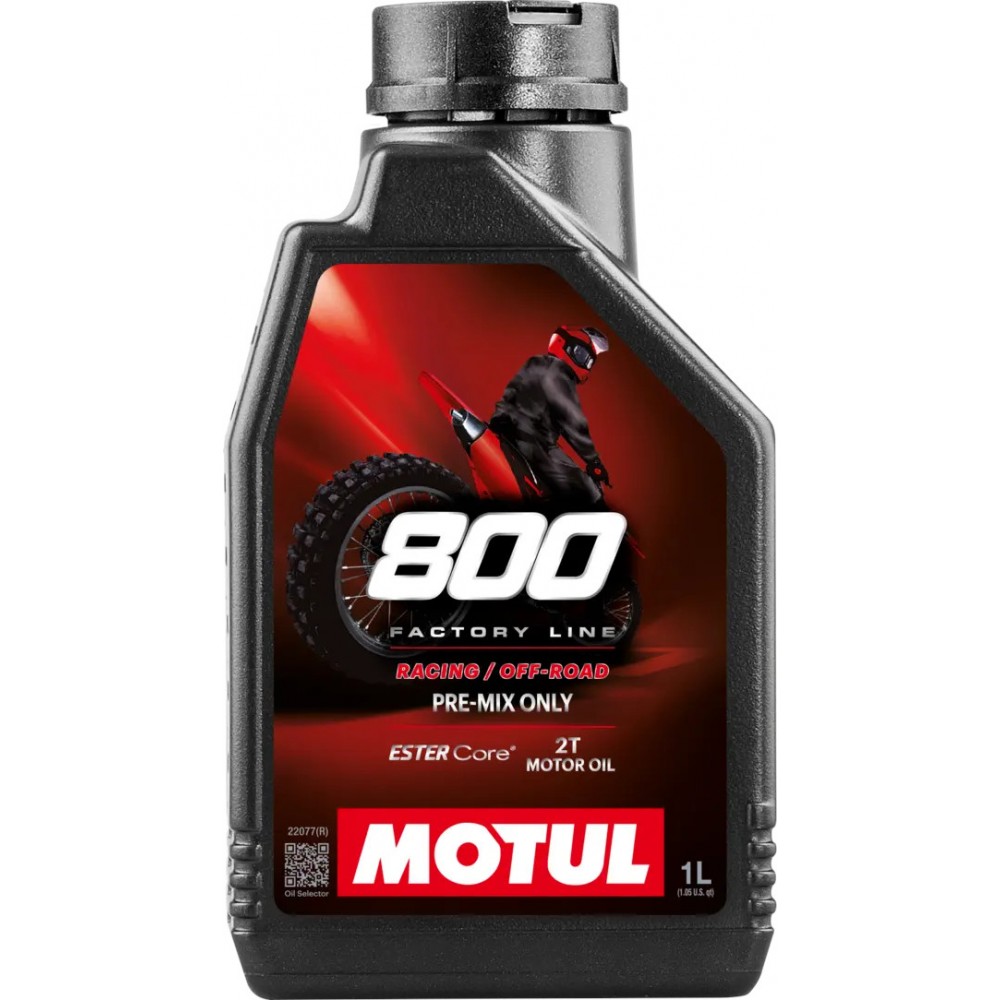 Olio Miscela MOTUL 800 Off Road 2T 100% Sintetico Cross Enduro