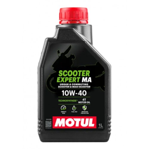 Olio MOTUL Scooter Expert 4T MA 10W-40 Technosynthese