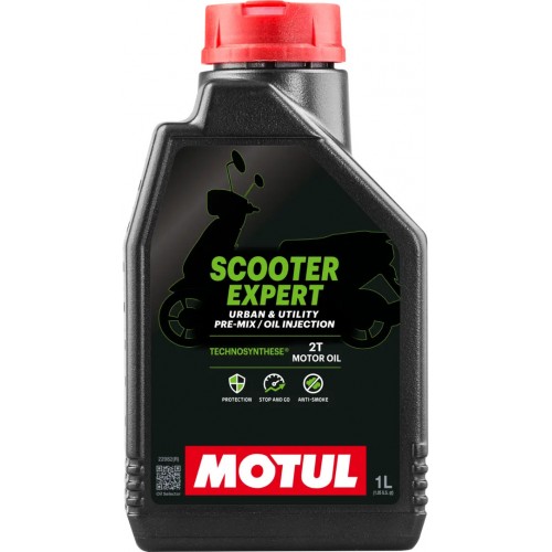 Olio Miscela MOTUL Scooter Expert 2T Technosynthese Antifumo
